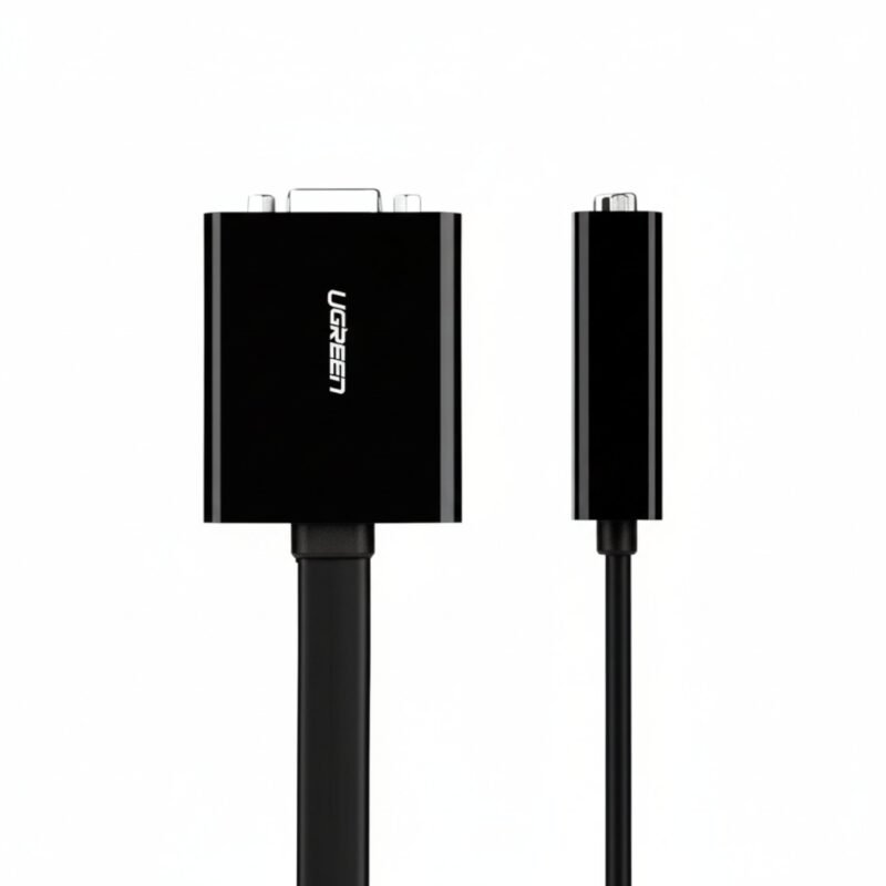 UGREEN DVI-D 24+1 to VGA Active Video Adapter (Male to Female) – Black
