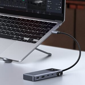 100W PD and 10Gbps USB Ports – Grey