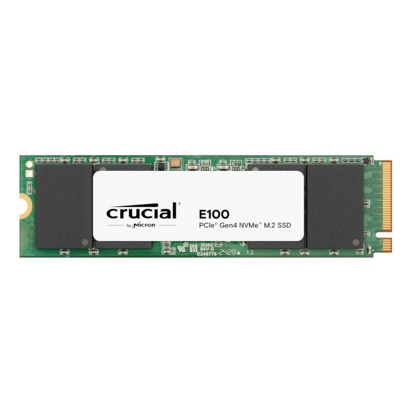 Asus Cobble M.2 SSD Type-C Enclosure and Crucial E100 1TB NVMe Bundle - Grey