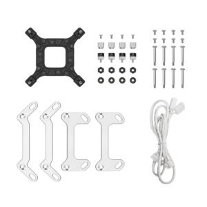 DeepCool LM240 ARGB 240mm AiO CPU Liquid Cooler - White - Image 5