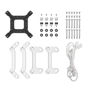 DeepCool LM360 ARGB 360mm AIO CPU Liquid Cooler - White - Image 6