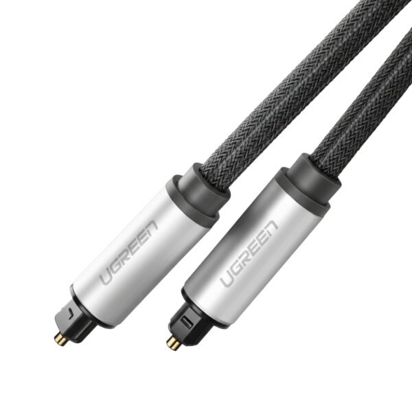 UGREEN AV108 Male to Male Toslink Optical Audio Cable 2m–Grey