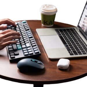 Keychron B33 80% TKL Wireless Keyboard and Mouse Combo – Black/Green - Image 8