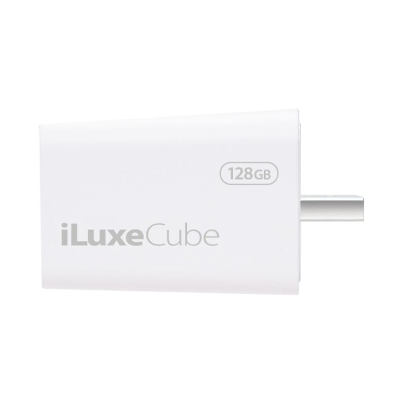 Patriot iLuxe Cube 128GB Type-C Smart Backup Solution - White