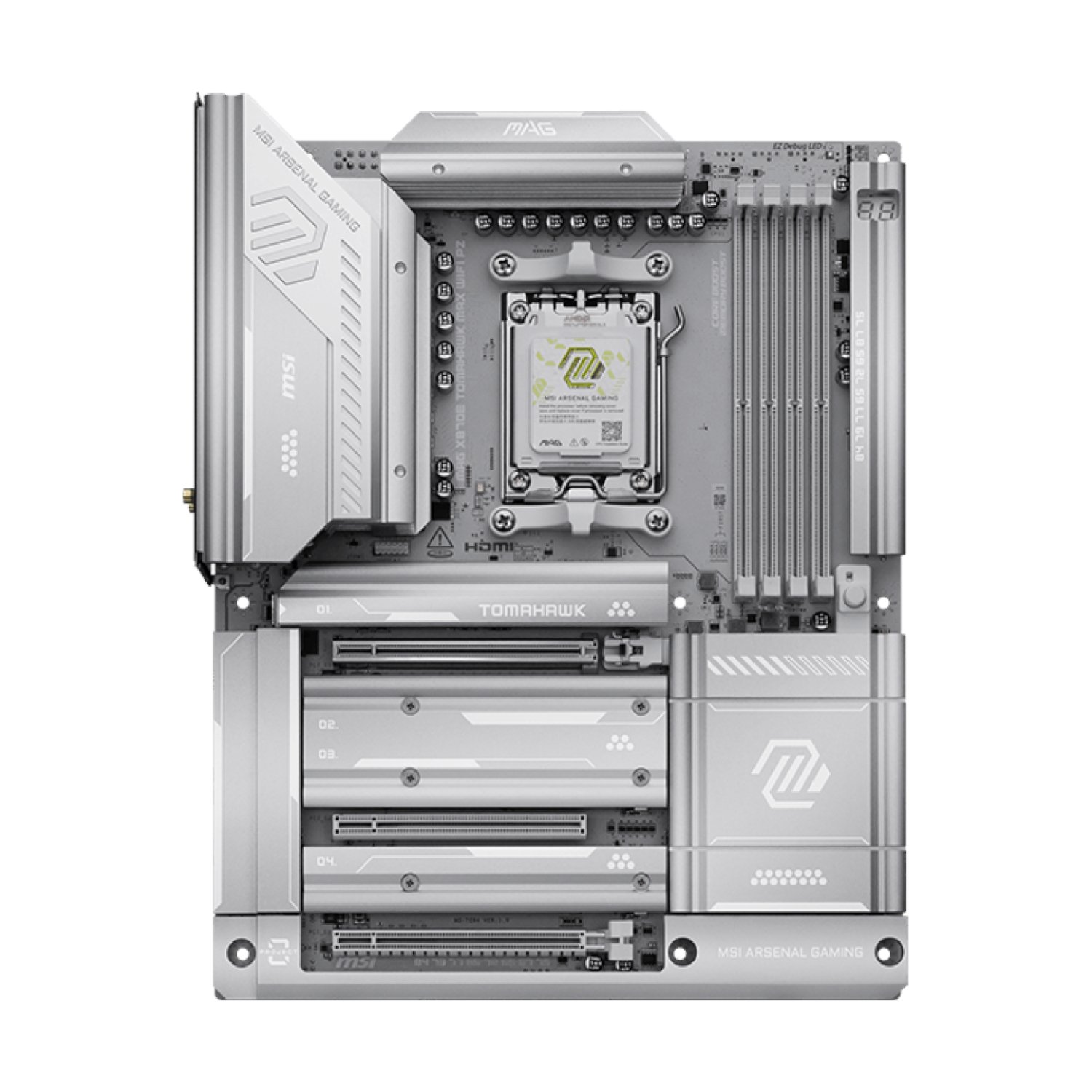 MSI MAG X870E TOMAHAWK MAX WIFI PZ AM5 ATX Motherboard - Image 2
