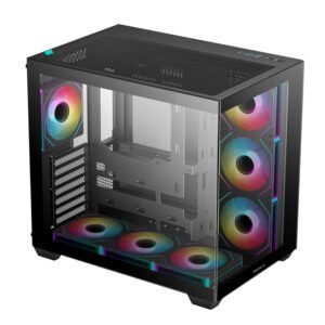 DeepCool CG530 7F ARGB ATX Gaming Chassis - Black - Image 4