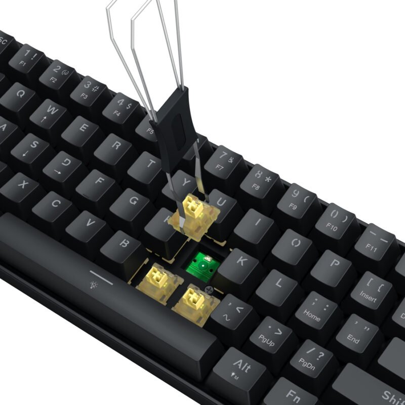 Redragon FIZZ Magnetic Plus 60% RGB Gaming Keyboard - Black