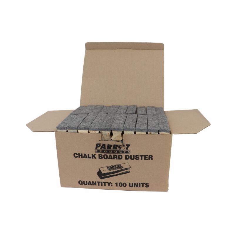 Chalk Board Wood Duster (150*35mm - Boxed 100 - Grey)