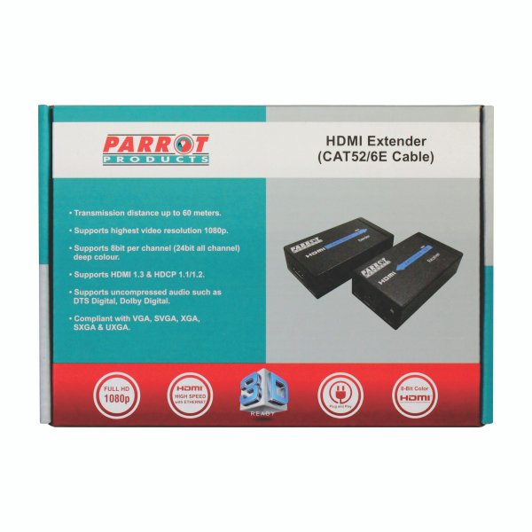 HDMI Extender over CAT52/6E network cable