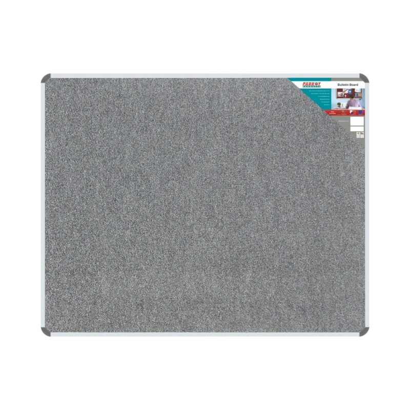 Bulletin Board Ribbed Aluminium Frame (1500x1200mm - Laurel)