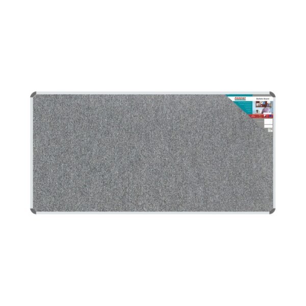 Bulletin Board Ribbed Aluminium Frame (1800x900mm - Laurel)