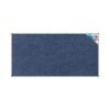 Bulletin Board Ribbed Aluminium Frame (2400x1200mm - Denim)