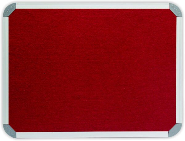Info Board (Aluminium Frame - 2400*1200mm - Burgandy)