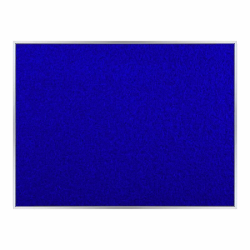 Info Board Alufine Frame (600 x 450mm - Royal Blue)