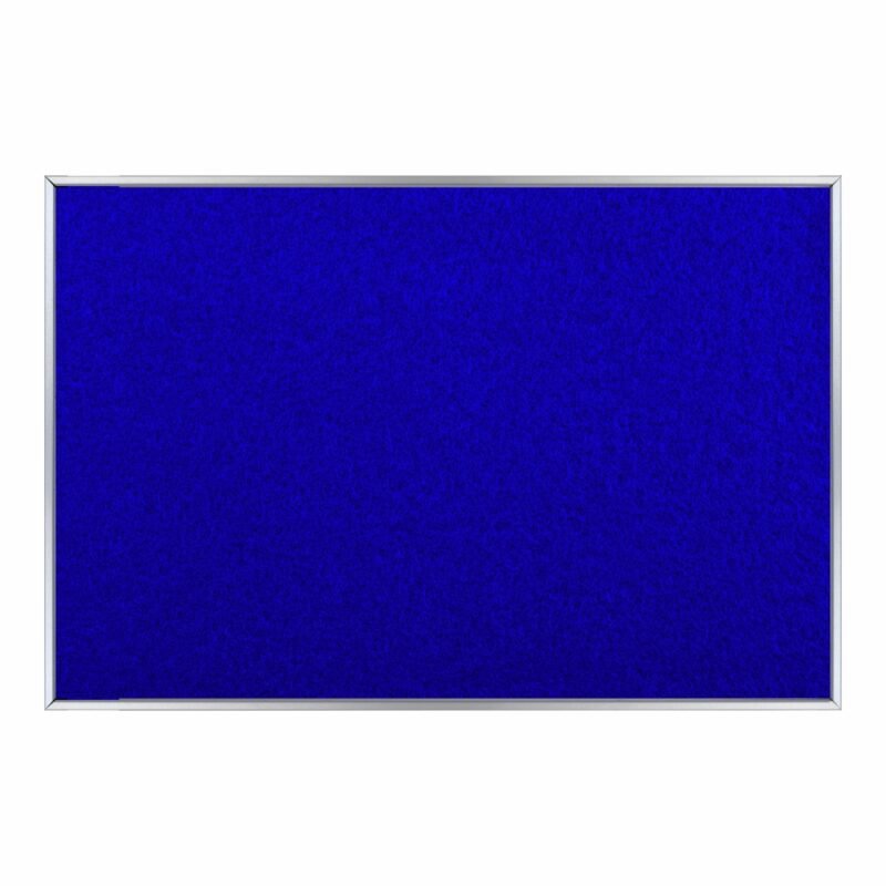 Info Board Alufine Frame (900 x 600mm - Royal Blue)