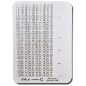WRITING SLATE 1-410 NUMBER CHART