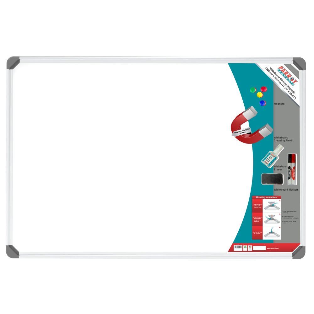 Slimline Magnetic Whiteboard (1200*900mm – Retail)