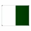 Non-Magnetic Combination Whiteboard (1200*900mm - Green Felt)