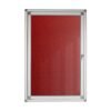 Hinged Pinning Display Case (900*600mm - Burgandy)