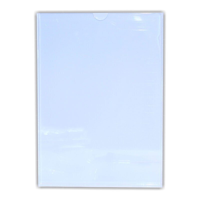 Perspex Pocket (Clear/White Backing A4)
