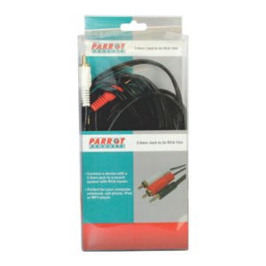 3.5mm Audio Jack to Two Male RCA cable (10 Meters)