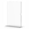 Menu Holder Acrylic Double Sided - A6 Portrait - Box 5