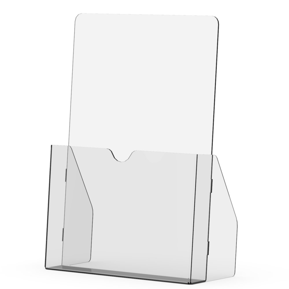 Menu Holder Acrylic Table Brochure Holder A4 – Box 5