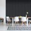 Slatted wall panel 600 x 2400 - Black Wood