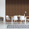 Slatted wall panel 600 x 2400 - Ebony