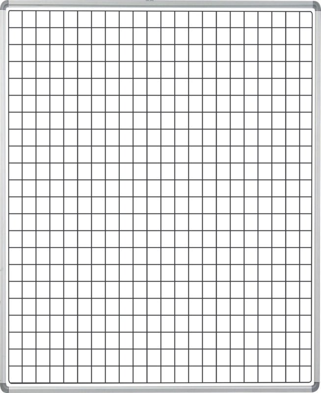 Educational Board Magnetic Whiteboard (1220*920 - White Squares - Side Panel - Option A)