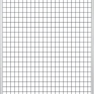 Educational Board Magnetic Whiteboard (1220*920 - White Squares - Side Panel - Option A)