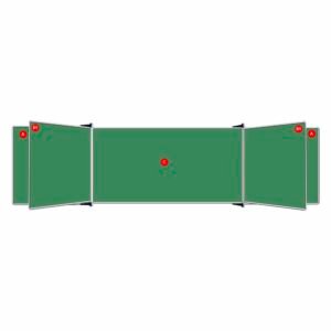Educational Board Non-Magnetic Chalkboard (1220*920 - Side Panel - Option A)