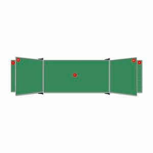 Educational Board Magnetic Chalkboard (1820*1220 - Centre Panel - Option C)