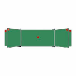 Educational Board Magnetic Chalkboard (2420*1220 - Centre Panel - Option C)