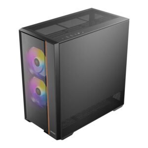 Antec FLUX Rear ARGB ATX Mid Tower Gaming Chassis - Black - Image 3