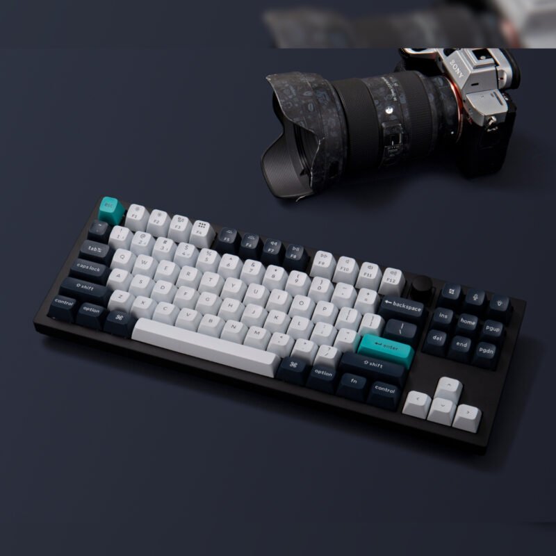 Keychron Q3 Max 80% Full Assembled Knob Red Switch Hot-Swap Gateron Jupiter RGB Wireless Keyboard - Black