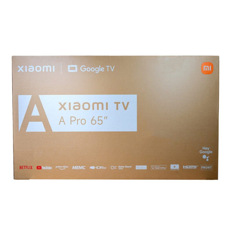 Xiaomi A Pro 65" QLED 4K Smart TV (HDR10+, Google TV, Dolby Audio, 60Hz)