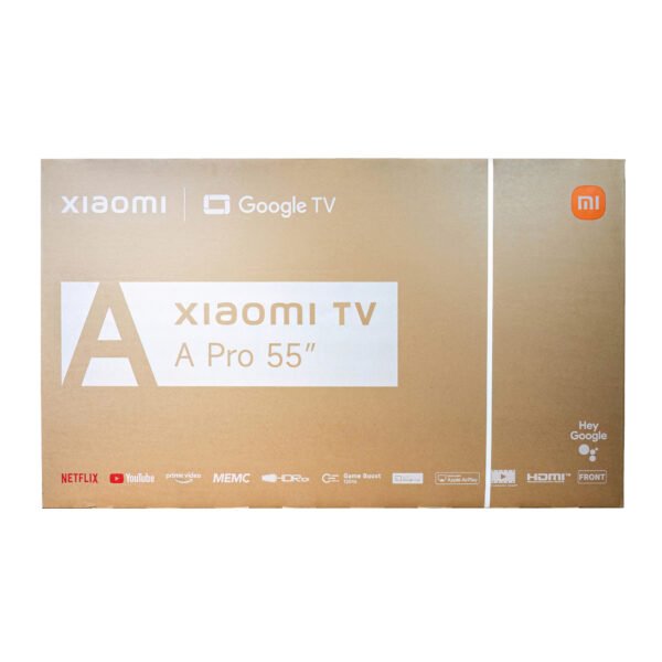 Xiaomi A Pro 55" QLED 4K Smart TV (HDR10+, Google TV, Dolby Audio, 60Hz)