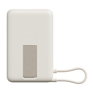 Xiaomi Magnetic Power Bank 10000mAh with Built-in Stand - Beige - Image 2
