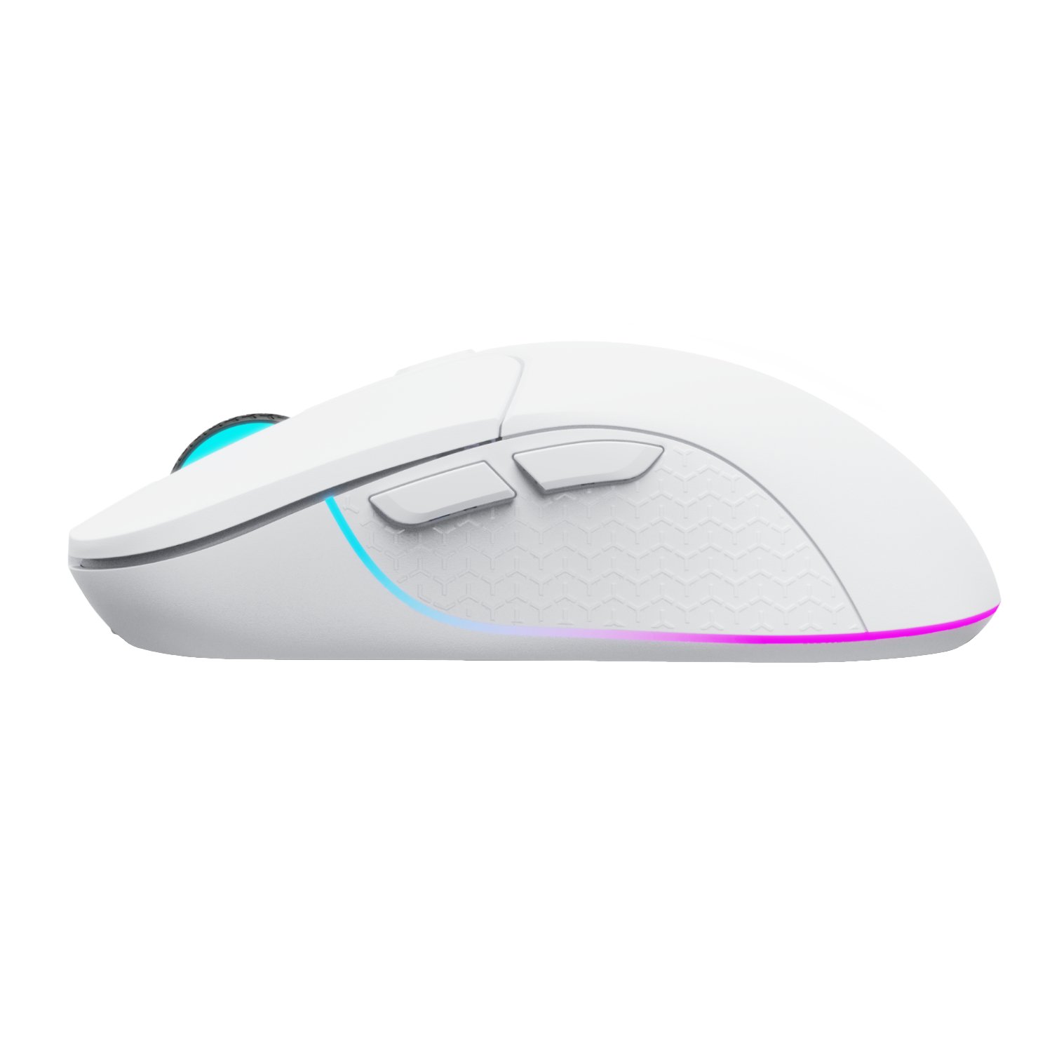 Keychron M3 RGB Wireless Optical Mouse - White - Image 3