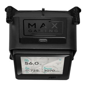 Asus MAX Gaming LC 360 ARGB LCD All-in-one CPU Liquid Cooler - Black - Image 5
