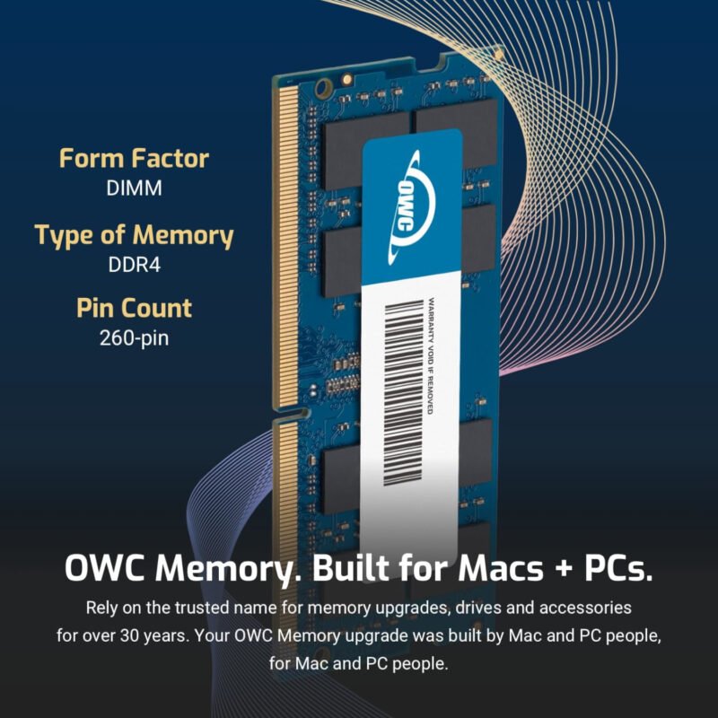 OWC 32GB DDR4 2666MHz SODIMM Memory Upgrade Kit (Mac Mini 2018/iMac 2017-2020)