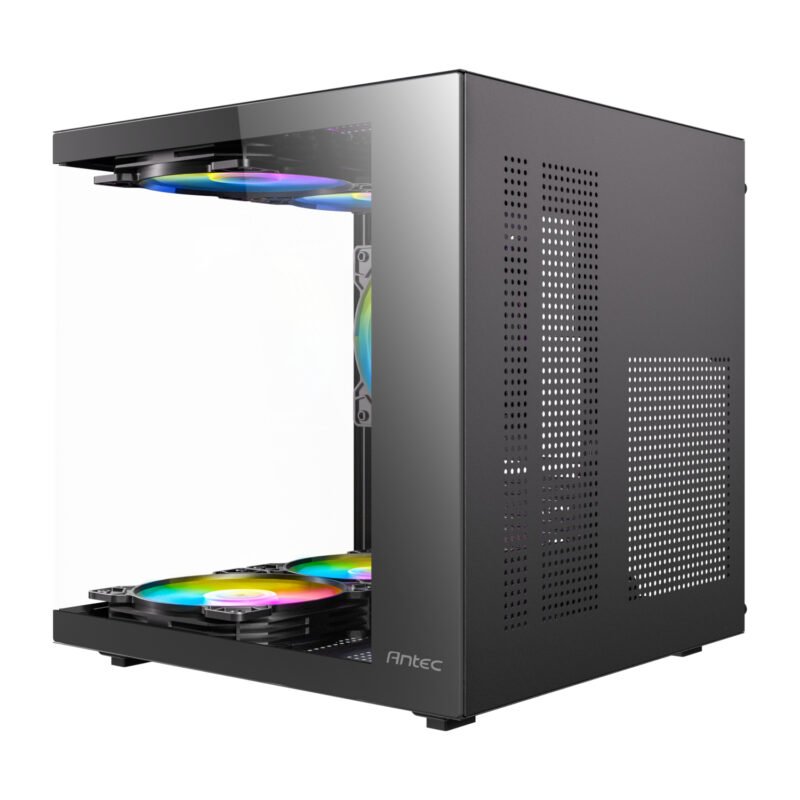 Antec VCX10M ARGB Micro-ATX | ITX Mini-Tower Gaming Chassis - Black