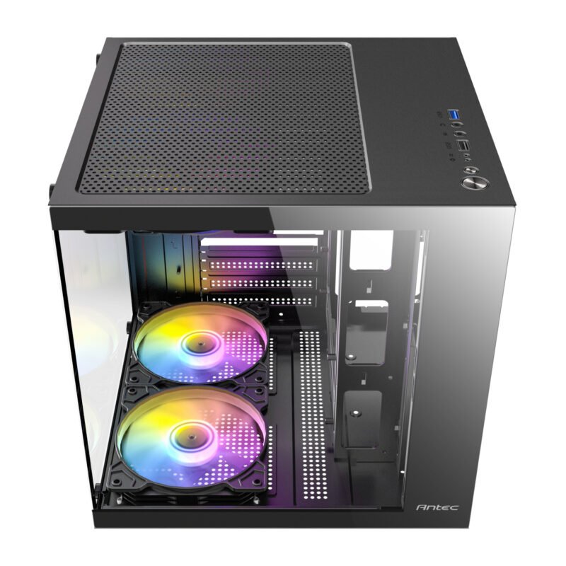 Antec VCX10M ARGB Micro-ATX | ITX Mini-Tower Gaming Chassis - Black