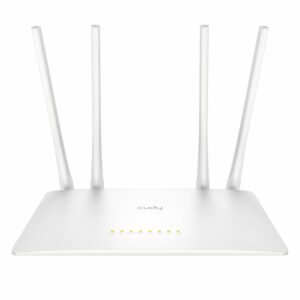 Cudy WR300S 300Mbps 5-Port Wi-Fi 4 Router – White