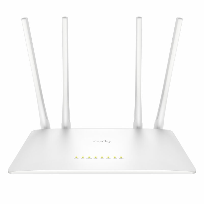 Cudy WR300S 300Mbps 5-Port Wi-Fi 4 Router – White