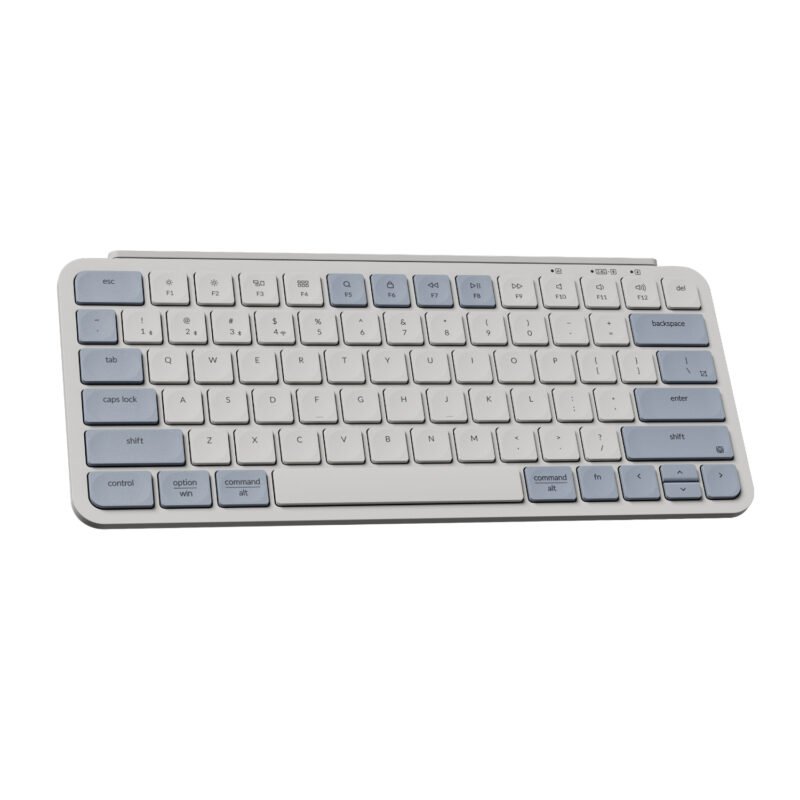 Keychron B11 Pro Ultra-Slim 75% Wireless Keyboard - Retro blue