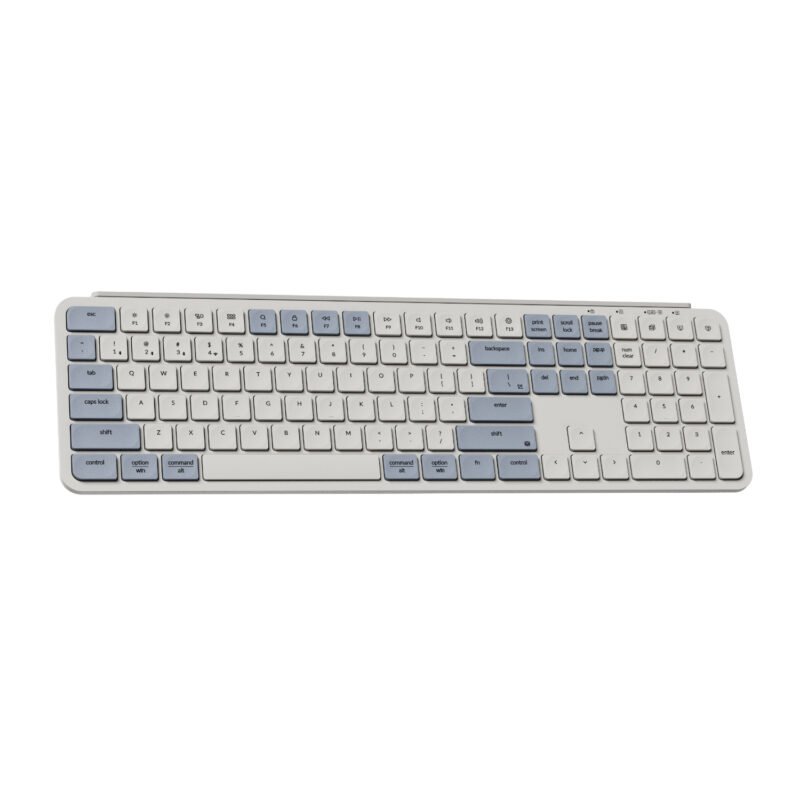 Keychron B6 Pro Ultra-Slim 100% Wireless Keyboard - Retro Blue