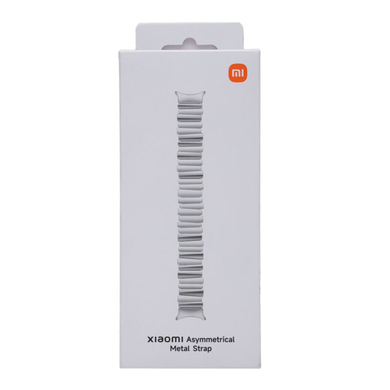 Xiaomi Smart Band 10 Asymmetrical Metal Strap – Silver