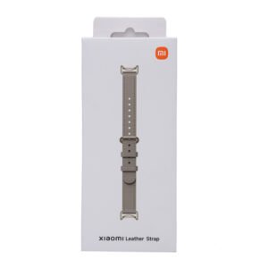 Xiaomi Smart Band 10 Leather Strap - Grey - Image 5